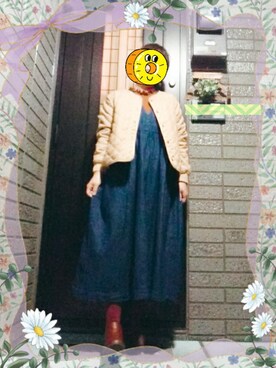 「SM2（エスエムツー）のアイテム（ブルゾン）」を使った、SATOMIさん（レディース・160cm）の冬コーディネート