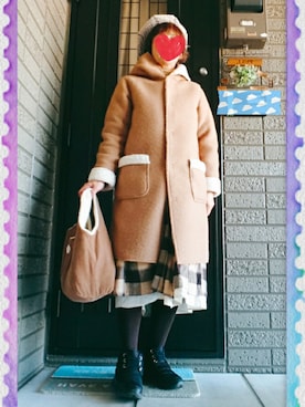 「SM2（エスエムツー）のアイテム（その他アウター）」を使った、SATOMIさん（レディース・160cm）の冬コーディネート