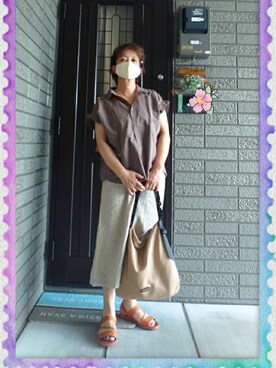 SATOMIさん（レディース・160cm）の夏コーディネート