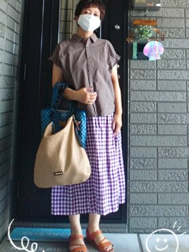 SATOMIさん(レディース・160cm)の夏コーディネート