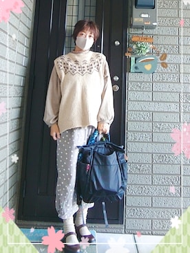 SATOMIさん（レディース・160cm）の春コーディネート