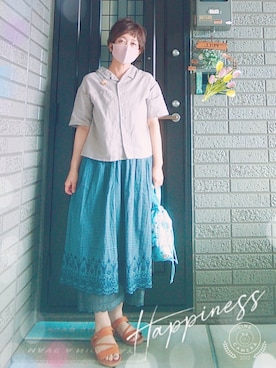 SATOMIさん（レディース・160cm）の春コーディネート