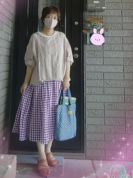 SATOMIさん(レディース・160cm)の夏コーディネート