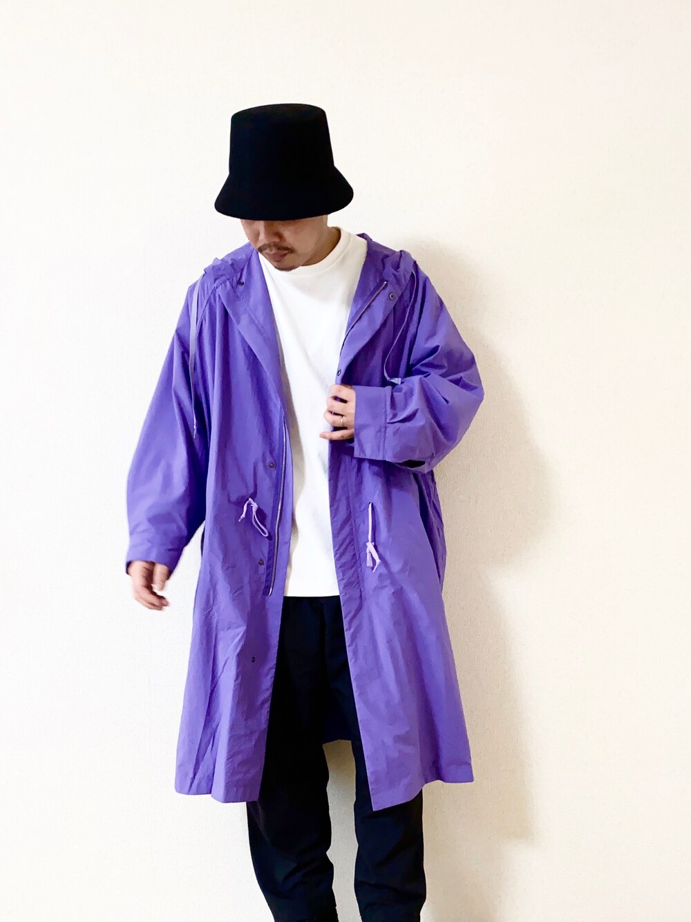 春夏オススメ☆ HARE ビックフード ナイロンジャケット マウンテンコート