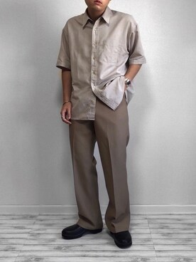 「STUDIOUS(ステュディオス)のアイテム(リング)」を使った、 mochizukitakuyaさん(メンズ・170cm)の夏コーディネート