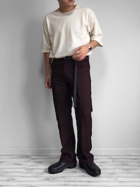 「STUDIOUS(ステュディオス)のアイテム(リング)」を使った、 mochizukitakuyaさん(メンズ・170cm)の夏コーディネート