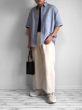 「STUDIOUS(ステュディオス)のアイテム(リング)」を使った、 mochizukitakuyaさん(メンズ・170cm)の夏コーディネート