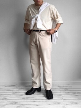 「STUDIOUS(ステュディオス)のアイテム(リング)」を使った、 mochizukitakuyaさん(メンズ・170cm)の夏コーディネート