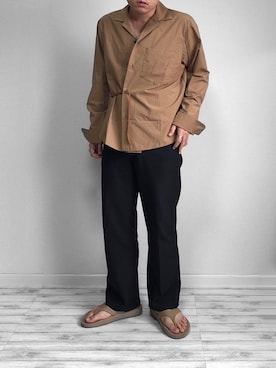 「STUDIOUS(ステュディオス)のアイテム(リング)」を使った、 mochizukitakuyaさん(メンズ・170cm)の夏コーディネート