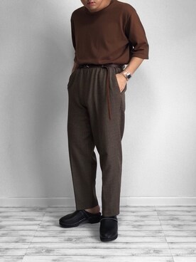 「ワントーンスタイル」｜ mochizukitakuyaさん（メンズ・170cm）の夏コーディネート