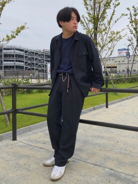 「STUDIOUS(ステュディオス)のアイテム(リング)」を使った、 mochizukitakuyaさん(メンズ・170cm)の夏コーディネート