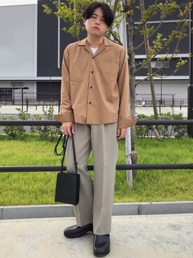 「STUDIOUS(ステュディオス)のアイテム(リング)」を使った、 mochizukitakuyaさん(メンズ・170cm)の夏コーディネート