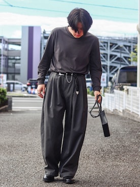 「STUDIOUS(ステュディオス)のアイテム(リング)」を使った、 mochizukitakuyaさん(メンズ・170cm)の秋コーディネート