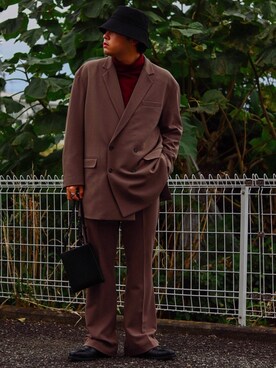 「STUDIOUS(ステュディオス)のアイテム(リング)」を使った、 mochizukitakuyaさん(メンズ・170cm)の秋コーディネート