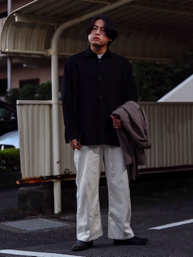 「STUDIOUS(ステュディオス)のアイテム(リング)」を使った、 mochizukitakuyaさん(メンズ・170cm)の秋コーディネート