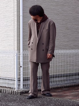 「STUDIOUS(ステュディオス)のアイテム(リング)」を使った、 mochizukitakuyaさん(メンズ・170cm)の秋コーディネート