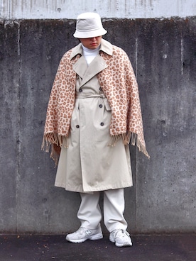 「URBAN RESEARCH（アーバンリサーチ）のアイテム（トレンチコート）」を使った、 mochizukitakuyaさん（メンズ・170cm）の冬コーディネート