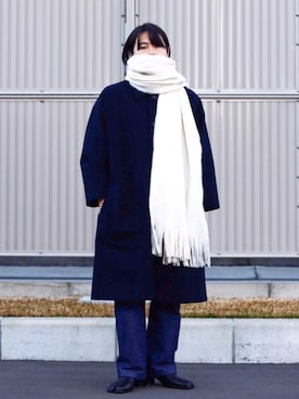 「MARC JACOBS（マークジェイコブス）のアイテム（腕時計）」を使った、 mochizukitakuyaさん（メンズ・170cm）の冬コーディネート
