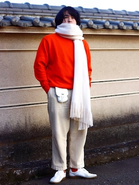 「UNIQLO（ユニクロ）の50色ソックス（消臭機能付き）（ソックス/靴下）」を使った、 mochizukitakuyaさん（メンズ・170cm）の冬コーディネート