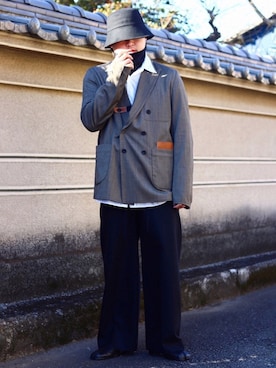 「UNIQLO（ユニクロ）のタートルネックT（長袖）（Tシャツ/カットソー）」を使った、 mochizukitakuyaさん（メンズ・170cm）の冬コーディネート