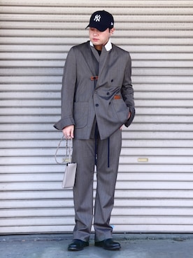 「春めきシューズ」｜「アイテム（ジャケット/アウター）」を使った、 mochizukitakuyaさん（メンズ・170cm）の春コーディネート