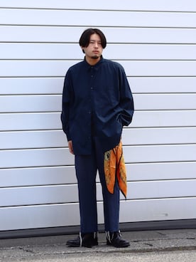 「レースアップシューズ」｜「アイテム（財布/小物）」を使った、 mochizukitakuyaさん（メンズ・170cm）の春コーディネート