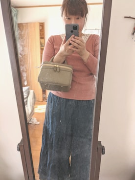 「LARU（ラル）のアイテム」を使った、sachii0525さん（レディース・173cm）の春コーディネート