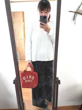 「LARU（ラル）のアイテム」を使った、sachii0525さん（レディース・173cm）の春コーディネート