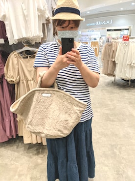 「LARU（ラル）のアイテム」を使った、sachii0525さん（レディース・173cm）の春コーディネート