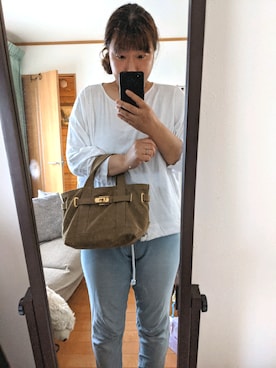 「LARU（ラル）のアイテム」を使った、sachii0525さん（レディース・173cm）の夏コーディネート