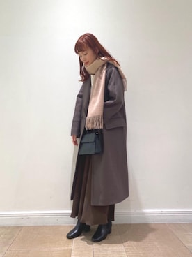 reina takahashiさん（レディース・161cm）の冬コーディネート