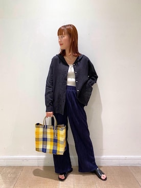 「OJO DE MEX（オホデメックス）のアイテム」を使った、reina takahashiさん（レディース・161cm）の春コーディネート