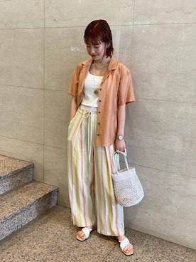 reina takahashiさん（レディース・161cm）の夏コーディネート