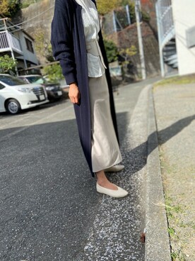 「ARCHI（アーキ）のアイテム」を使った、girisuさん（レディース・172cm）の秋コーディネート