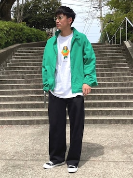 「TOKYO CULTUART by BEAMS（トウキョウカルチャートバイビームス）のアイテム」を使った、ゆーきさん（メンズ・180cm）の春コーディネート