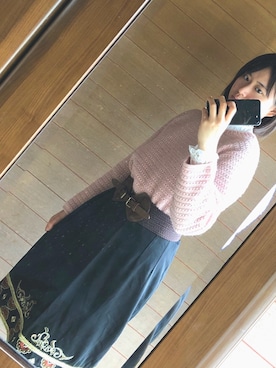 月月さん（レディース・157cm）の春コーディネート