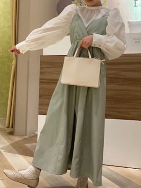 「ELENCARE DUE（エレンカーレデュエ）のアイテム（ワンピース/ドレス）」を使った、risa ☺︎さん（レディース・157cm）の冬コーディネート