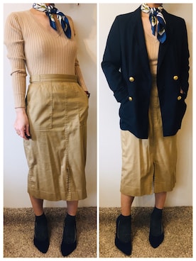 ichikko25さん（レディース・158cm）の春コーディネート