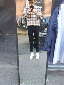 H&M | 일자핏 슬랙스(その他パンツ)