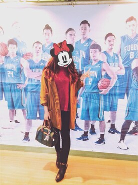 「Personal Effect（パーソナルエフェクト）のアイテム」を使った、Ya Ju Wuさん（レディース・156cm）の冬コーディネート