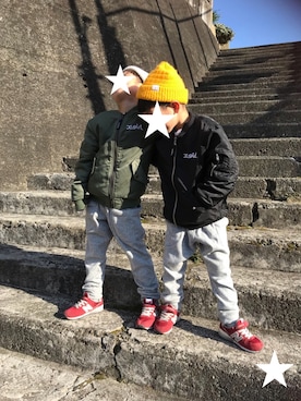 Reiさん（キッズ・120cm）の春コーディネート