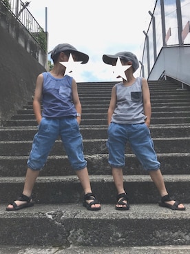 Reiさん（キッズ・125cm）の夏コーディネート