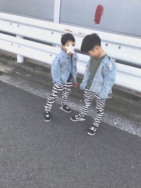 「ボーター」｜Reiさん（キッズ・125cm）の冬コーディネート