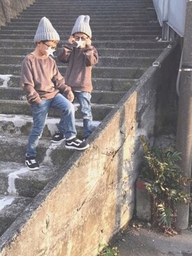 Reiさん（キッズ・125cm）の冬コーディネート