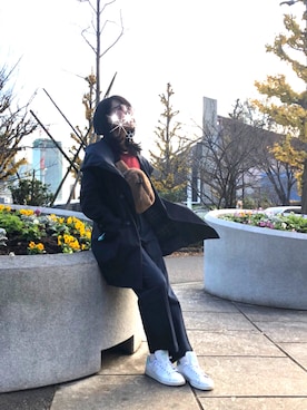 「Arnold Palmer（アーノルドパーマー）のアイテム（ジャケット/アウター）」を使った、mitariさん（レディース・162cm）の冬コーディネート