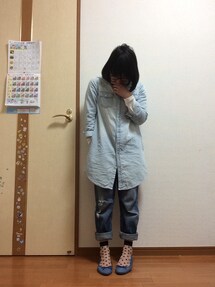 LOWRYS FARM | いつかの(シャツワンピース)