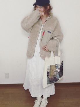 「レトロX」｜「アイテム（ワンピース/ドレス）」を使った、oliveさん（レディース・157cm）の秋コーディネート