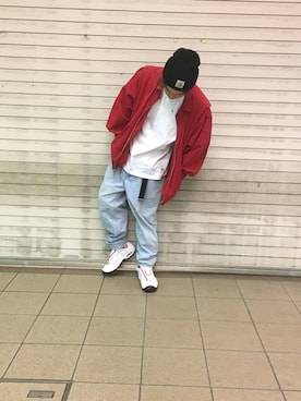 「sneakers」｜「アイテム（ブルゾン）」を使った、大都さん（メンズ・170cm）の冬コーディネート