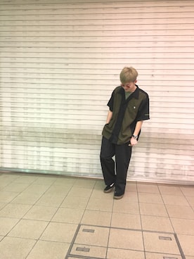 「NANO universe（ナノユニバース）のアイテム（腕時計）」を使った、大都さん（メンズ・170cm）の春コーディネート