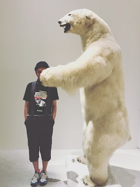 「AMBUSH（アンブッシュ）のアイテム（Tシャツ/カットソー、ブラック系）」を使った、VCSandVCSさん（メンズ・175cm）の春コーディネート